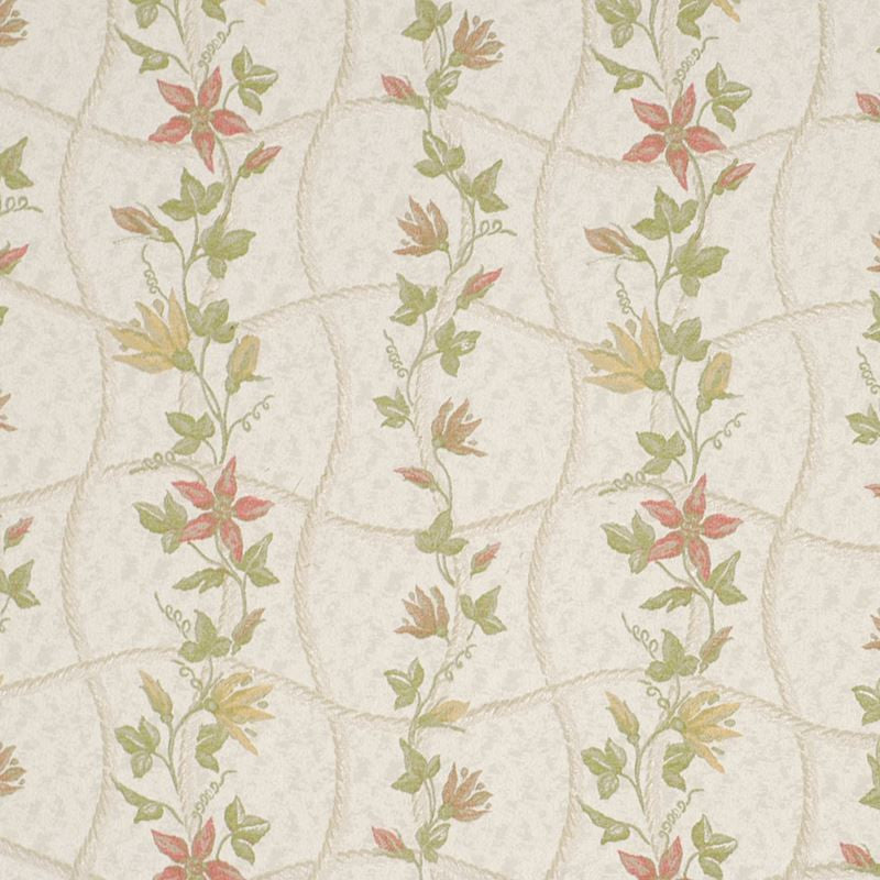 Robert Allen Fabric 062175 Crinkle Vines Alabaster