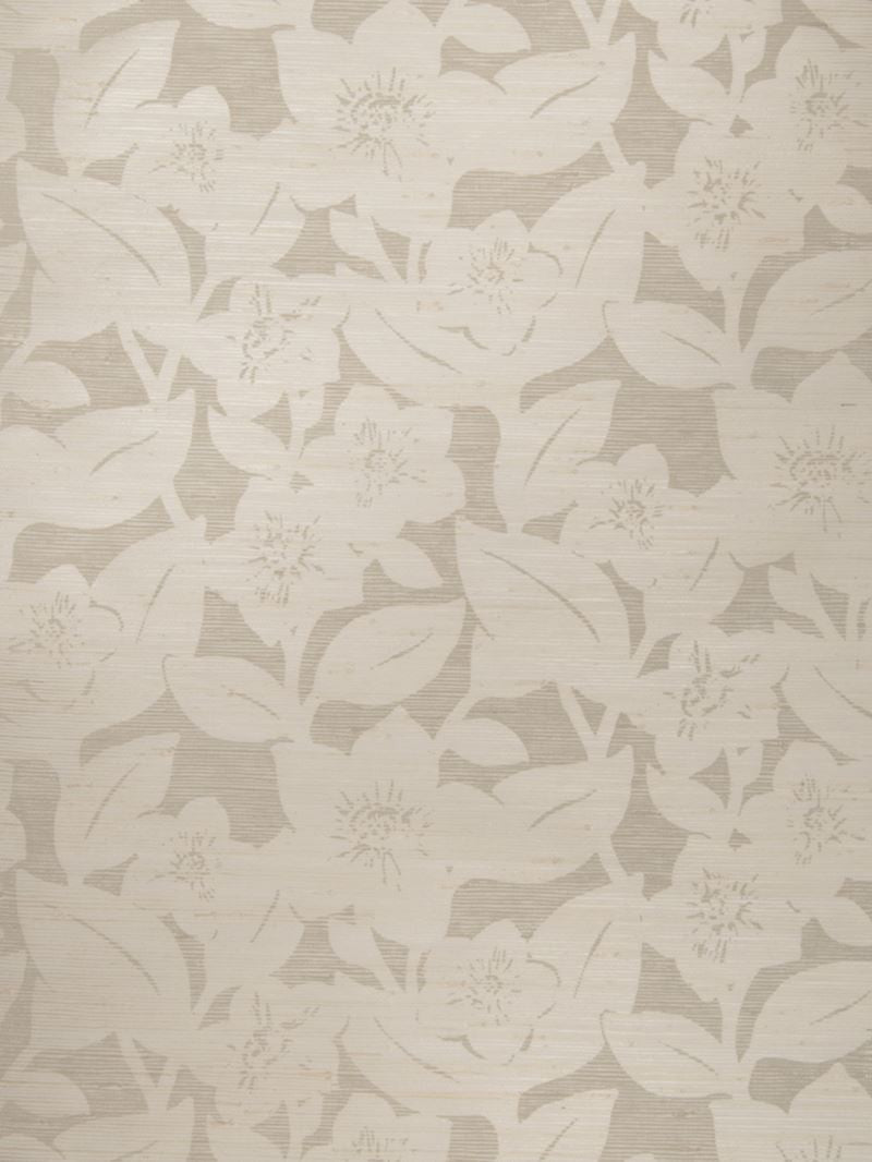 Stroheim Wallpaper 0659502 In Bloom Jute Taupe On Vanilla