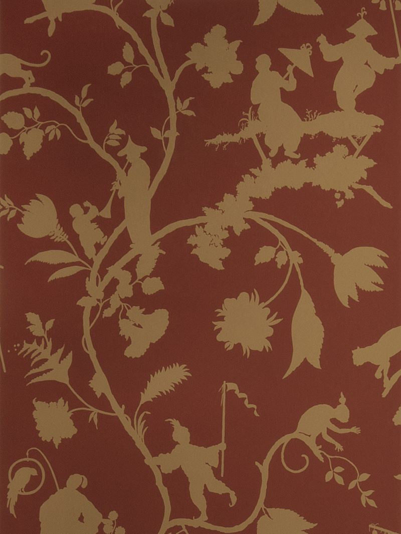 Stroheim Wallpaper 0695901 Clayfield Nonwoven Cinnamon