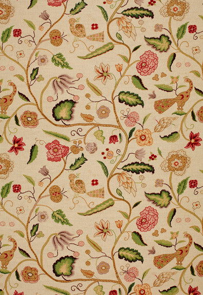 FSchumacher Fabric 1307002 Apsley Vine Rose