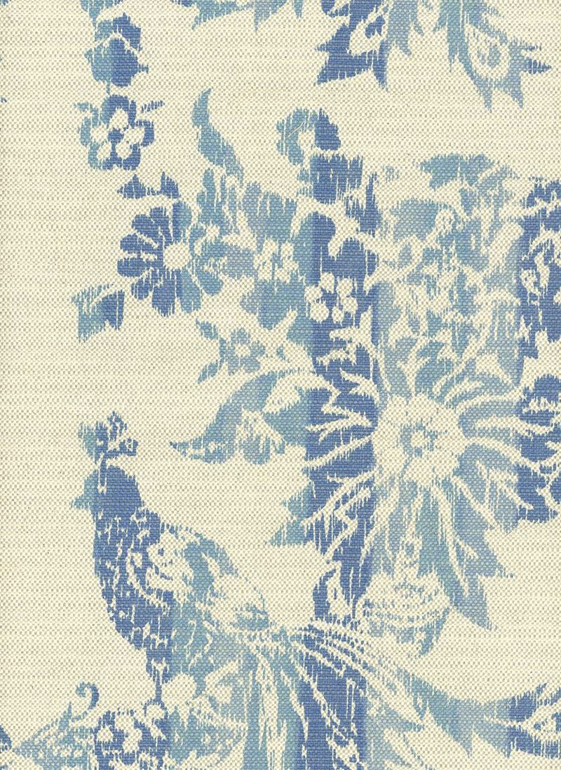FSchumacher Fabric 1308000 Cooper House Ikat Indigo