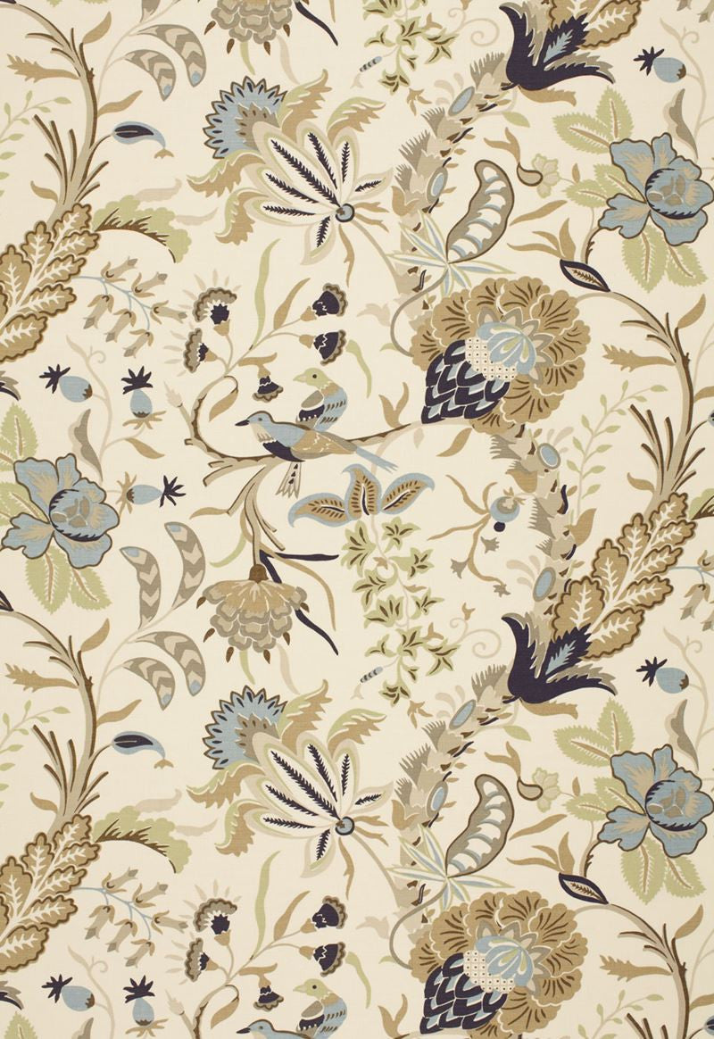FSchumacher Fabric 1326002 Westbourne Grove Mineral