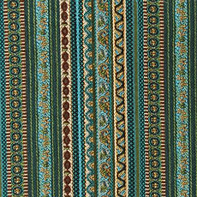 Duralee Fabric 15341-680 Aqua/Cocoa