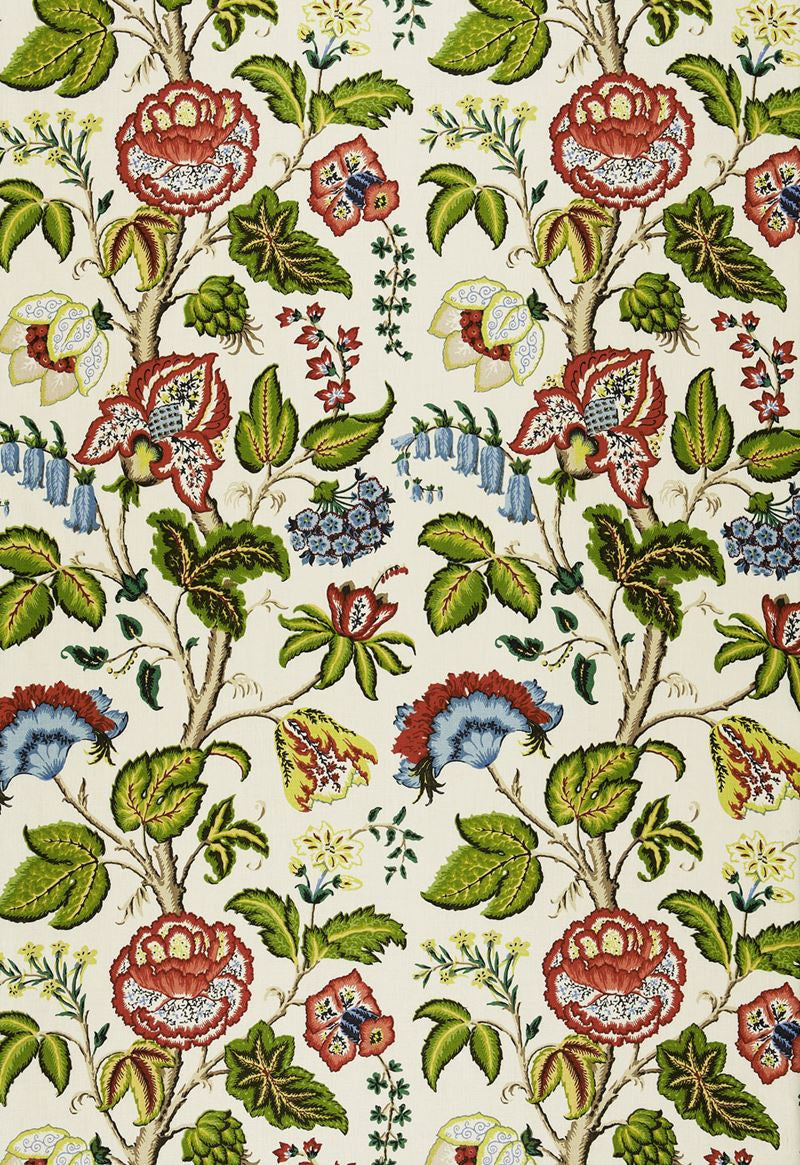 FSchumacher Fabric 172615 Tree Of Life Ivory