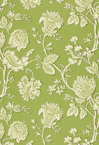 FSchumacher Fabric 173031 Soleil Indienne Grass