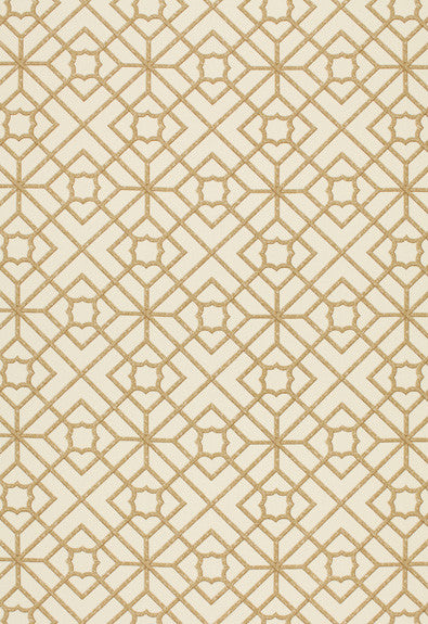 FSchumacher Fabric 173490 Luan Fretwork Cane