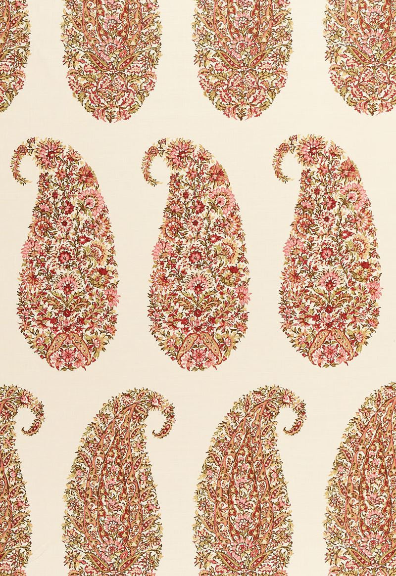 FSchumacher Fabric 173781 Shirala Paisley Berry