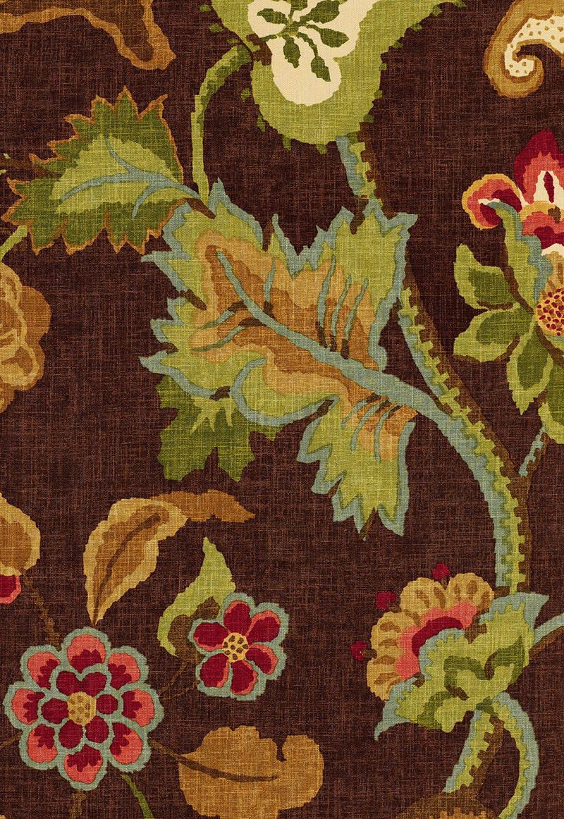 FSchumacher Fabric 173912 Khantau Tree Mahogany