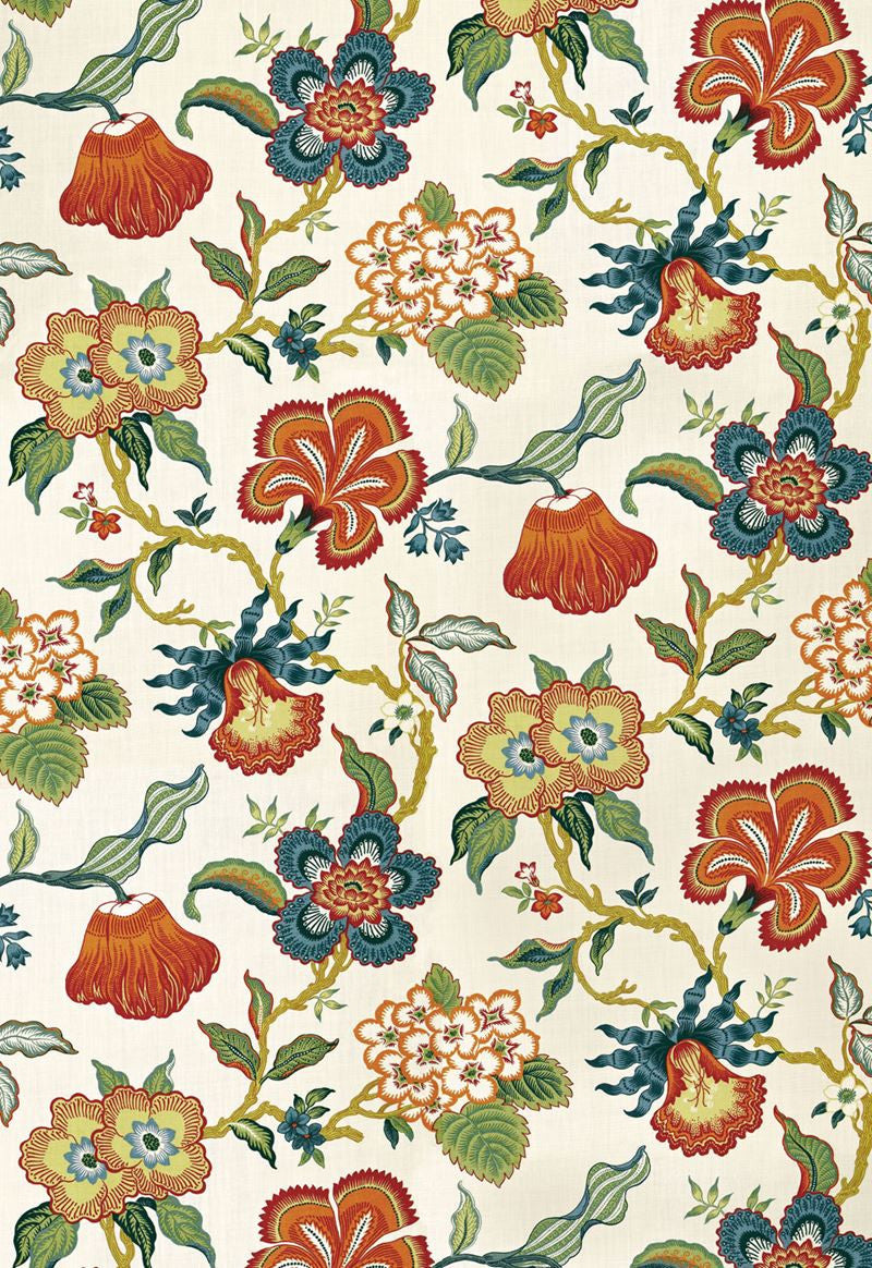 FSchumacher Fabric 174031 Hothouse Flowers Spark