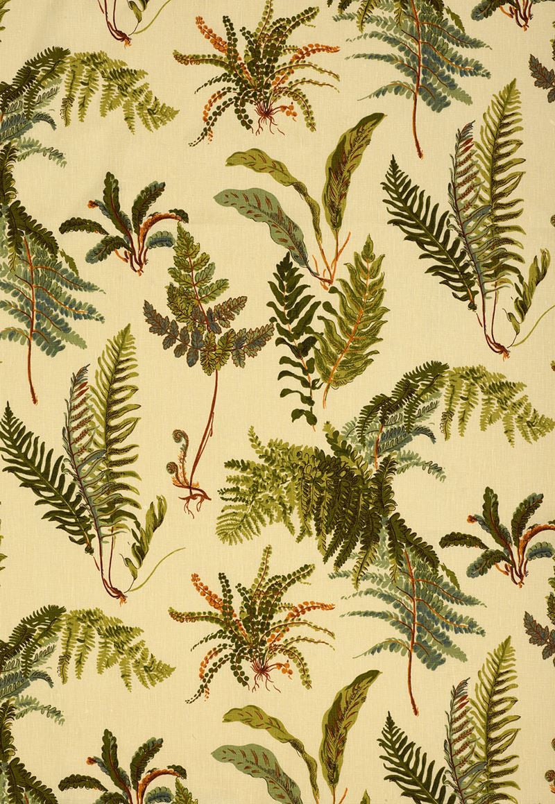 FSchumacher Fabric 174092 Les Fougeres Antique