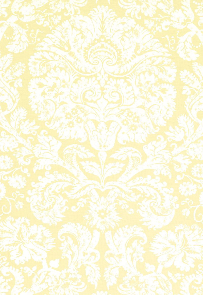 FSchumacher Fabric 174130 Barresa Damask Maize