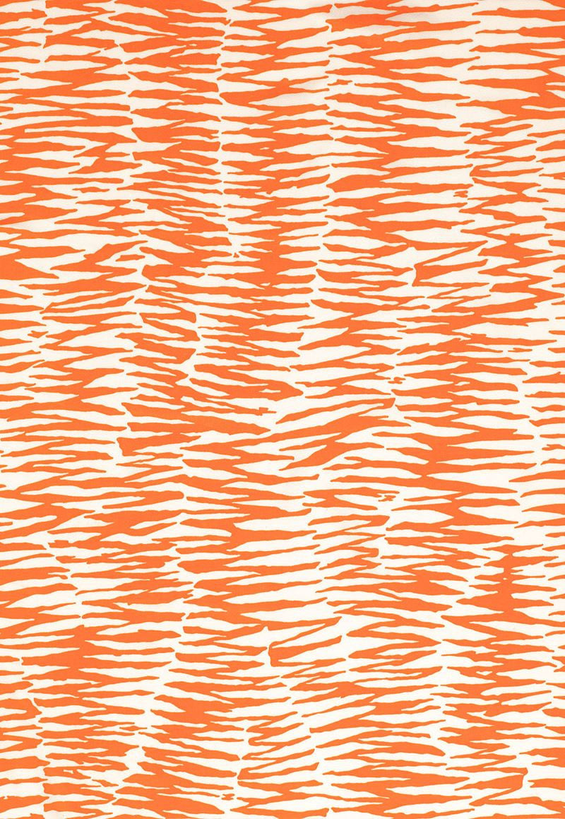 FSchumacher Fabric 174261 Zebra Print Orange