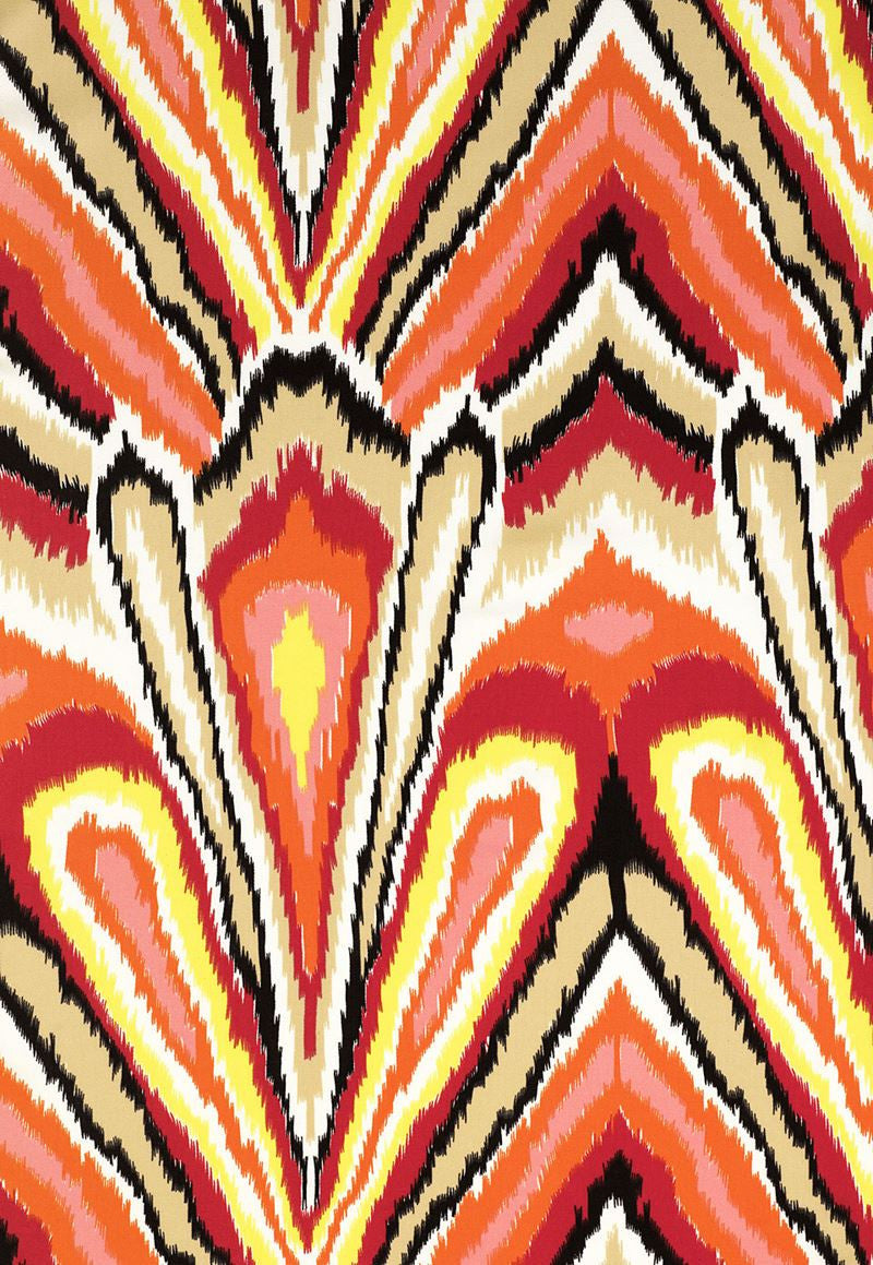 FSchumacher Fabric 174281 Peacock Print Punch
