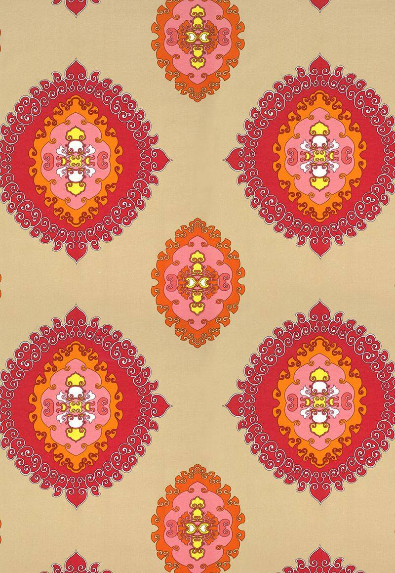FSchumacher Fabric 174321 Super Paradise Print Punch