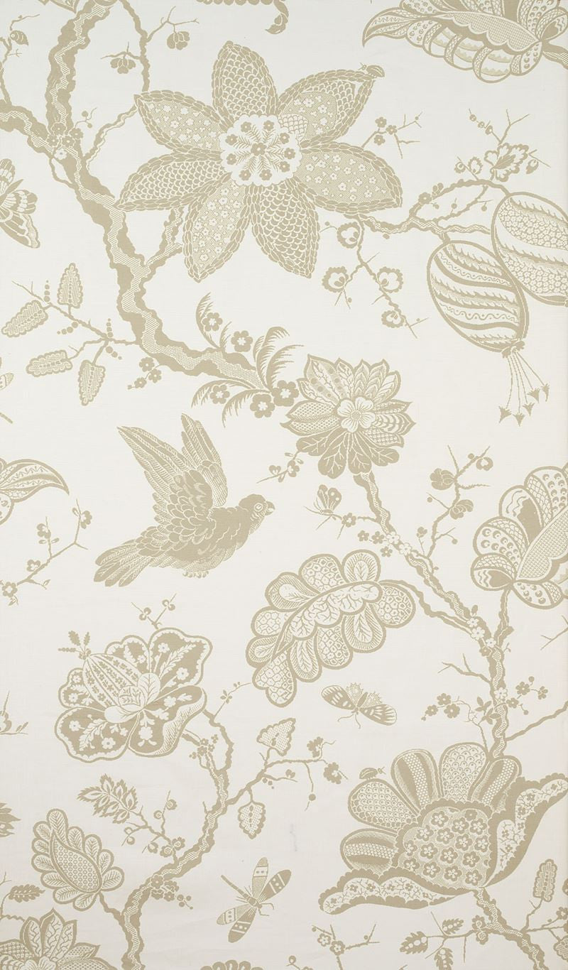 FSchumacher Fabric 174372 Bali Vine Sandstone