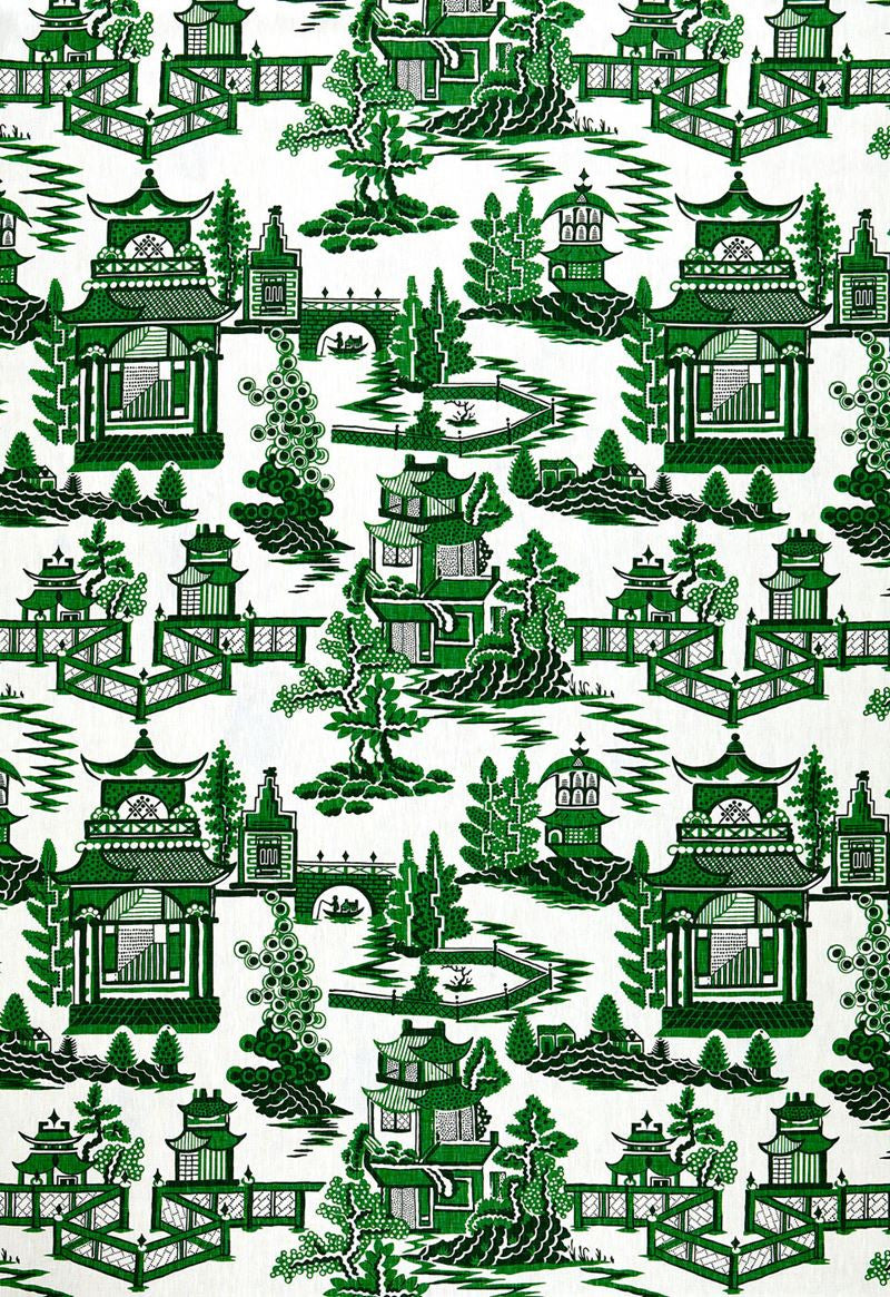 FSchumacher Fabric 174432 Nanjing Jade
