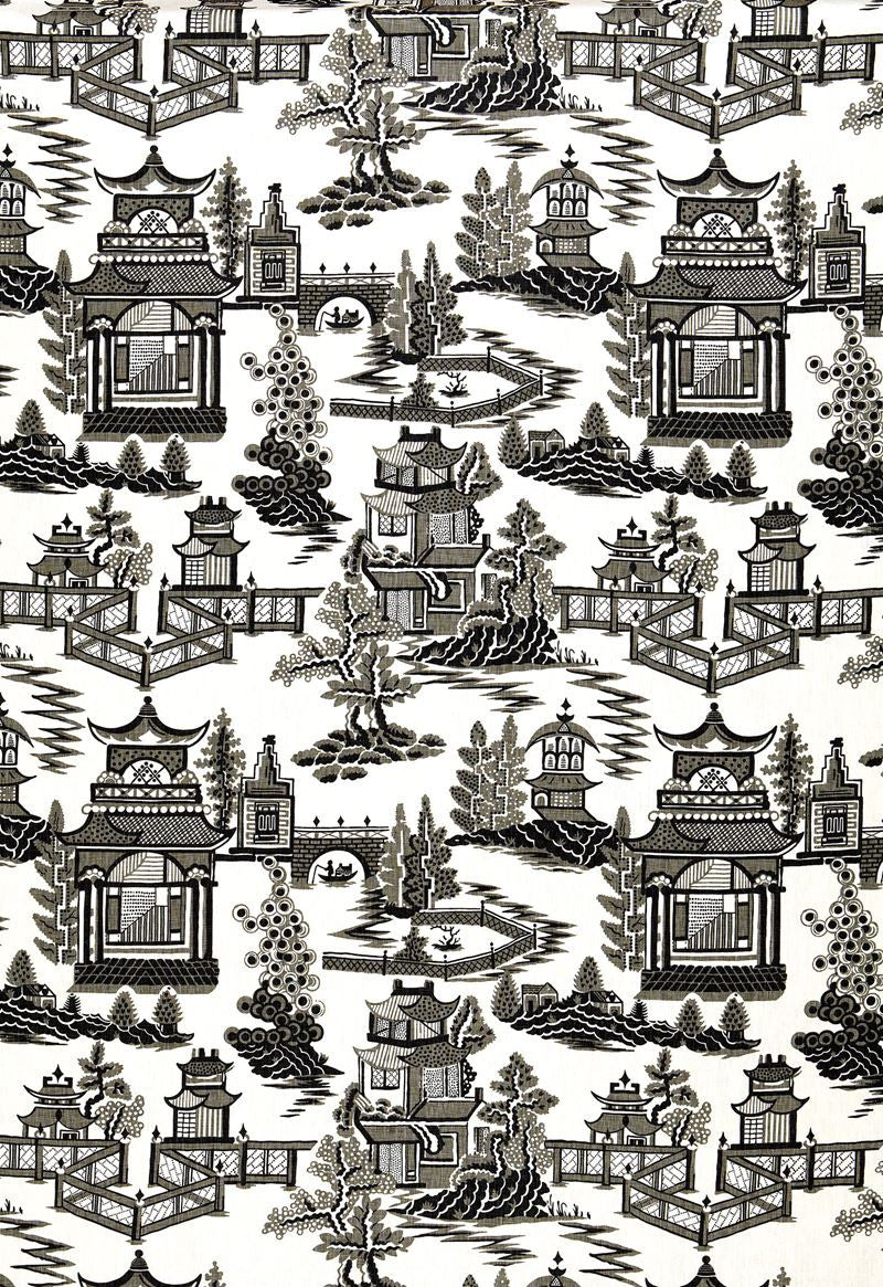 FSchumacher Fabric 174433 Nanjing Smoke