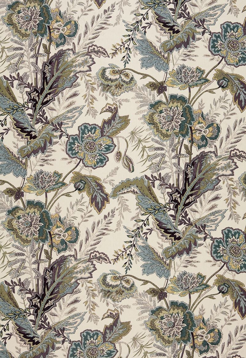 FSchumacher Fabric 174540 Sandoway Vine Seaglass