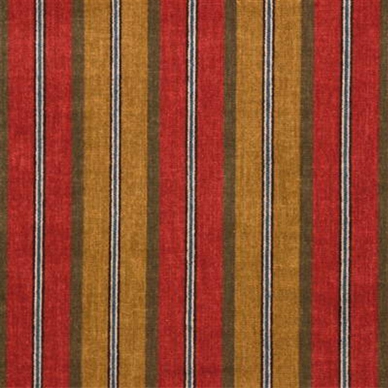 Lee Jofa Fabric 2001114.224 Lino Rigato Coral/O