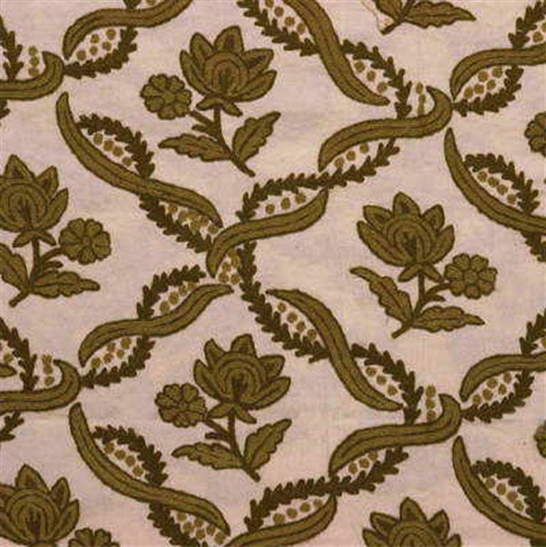 Lee Jofa Fabric 2001142.30 Juliet Crewel Green