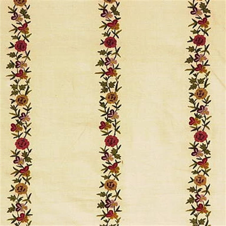 Lee Jofa Fabric 2002116.9 Zoe Embr Stripe Currant