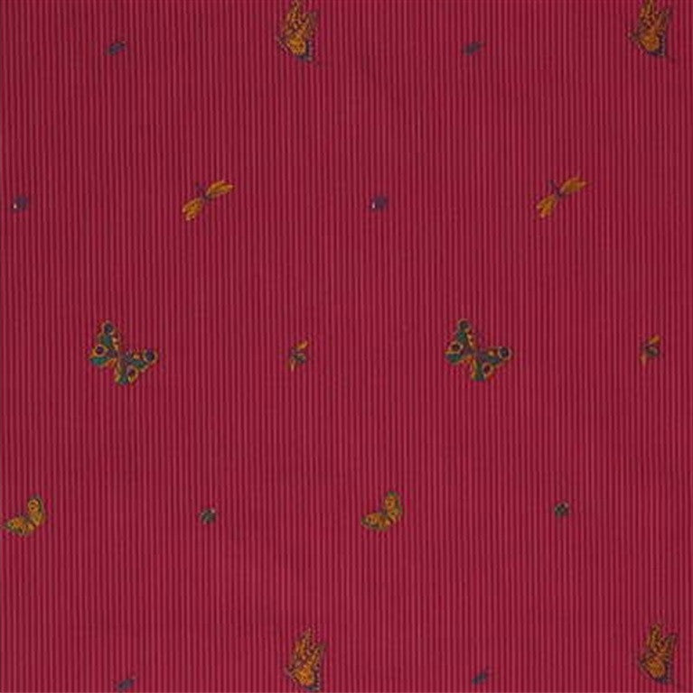 Lee Jofa Fabric 2002118.19 Farfalla Stripe Cherry