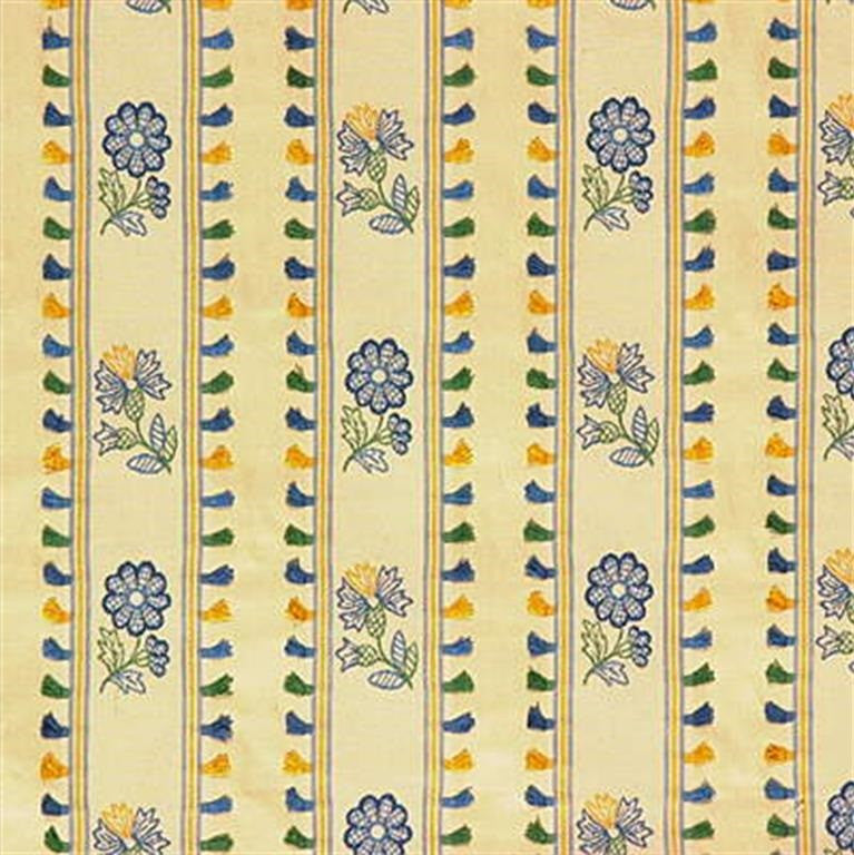 Lee Jofa Fabric 2002147.540 Annabelle Strip Bluebel