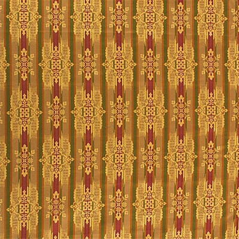 Lee Jofa Fabric 2003202.316 Khandar Stripe Moss/Fe