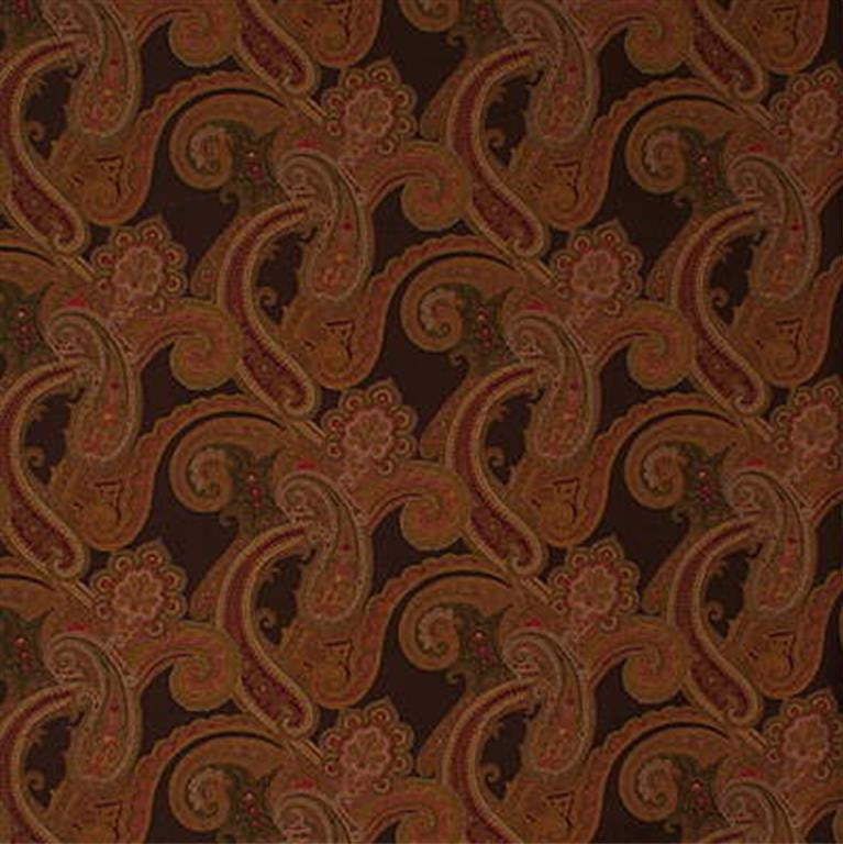 Lee Jofa Fabric 2004023.68 Wellsbourne Paisley Chestnut