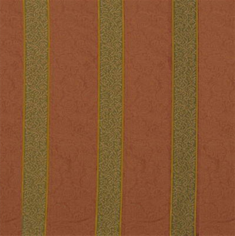 Lee Jofa Fabric 2004075.312 Romanelli Strip Cider/C