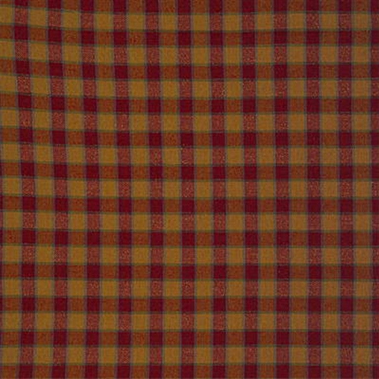 Lee Jofa Fabric 2004104.419 Colindale Wool Plaid Berry/Saffron