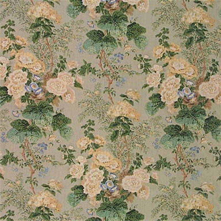Lee Jofa Fabric 2005101.13 Hollyhockhb Celadon