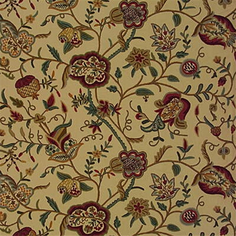 Lee Jofa Fabric 2005167.3 Bartholomew Crewel Hazel