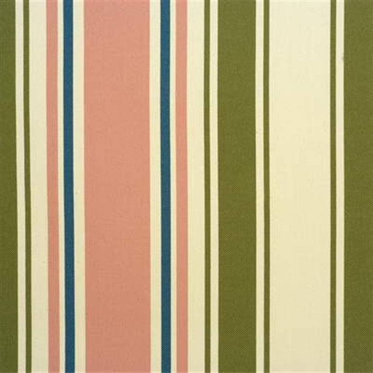 Lee Jofa Fabric 2005194.37 Fenice Stripe Pink/Leaf