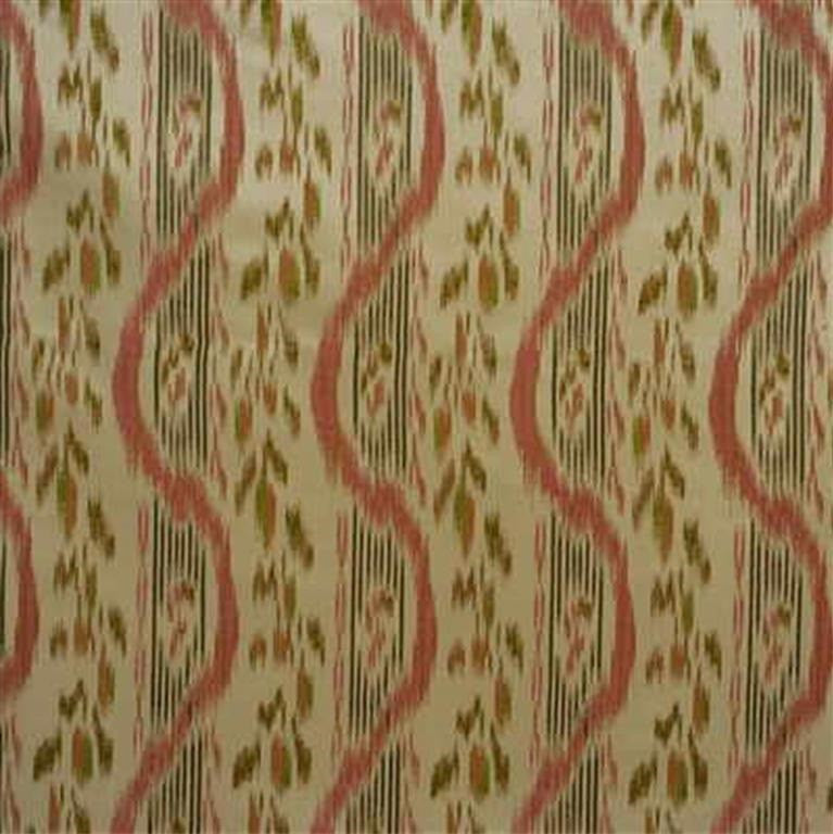 Lee Jofa Fabric 2006119.37 Ikat Silk Shell/Leaf