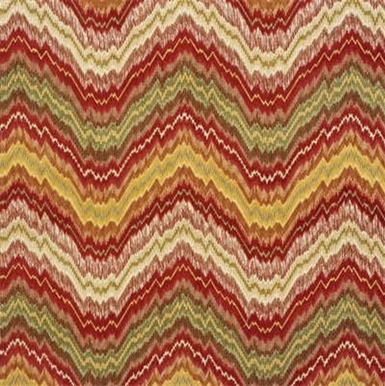 Lee Jofa Fabric 2006144.319 Sundara Velvet Red/Leaf