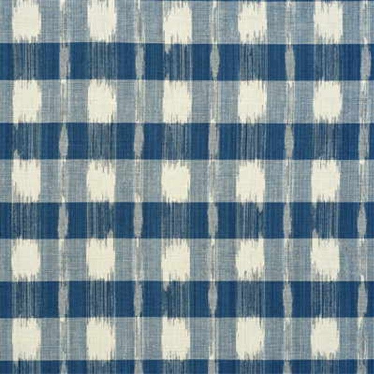 Lee Jofa Fabric 2006146.50 Indra Check Indigo