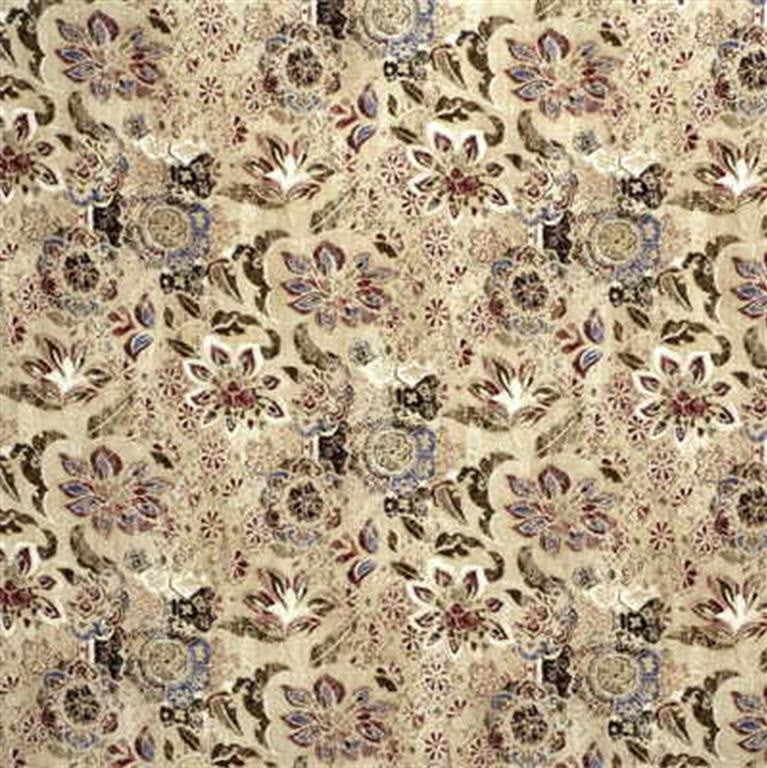 Lee Jofa Fabric 2007159.196 Woodcut Bronze/Garnet