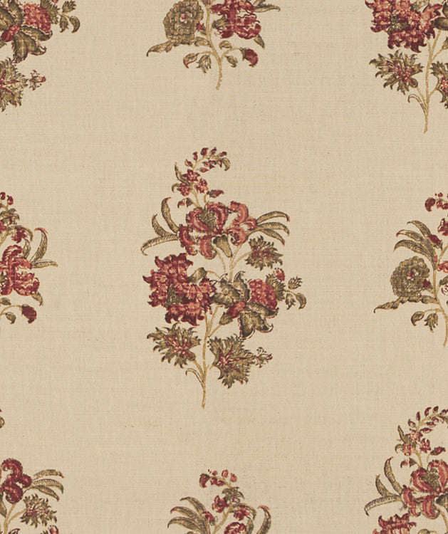 Lee Jofa Fabric 2010121.930 India Olive/Red