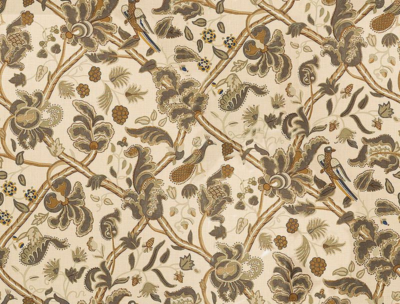 Lee Jofa Fabric 2010125.115 Bloomsbury Pewter/Blue