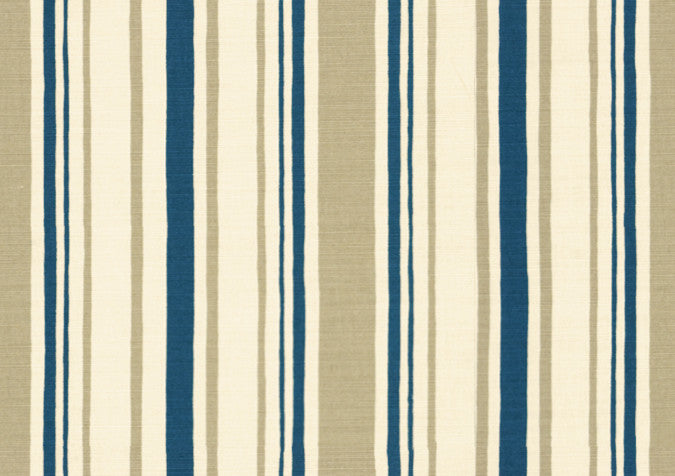 Lee Jofa Fabric 2010126.530 Campaign Olive/Blue