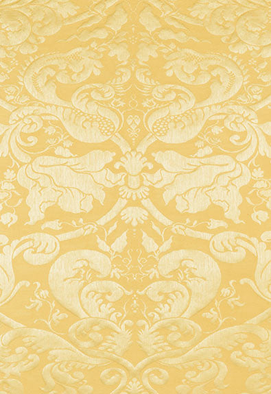 FSchumacher Fabric 22552 Gavotte Brocatelle Gold