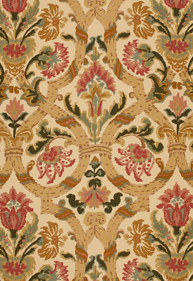 FSchumacher Fabric 2638929 Halstead Rose & Gold