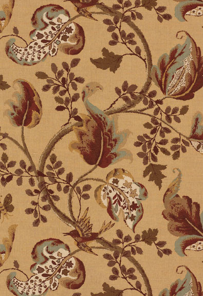 FSchumacher Fabric 2639647 Fox Hollow Honey and Smoke