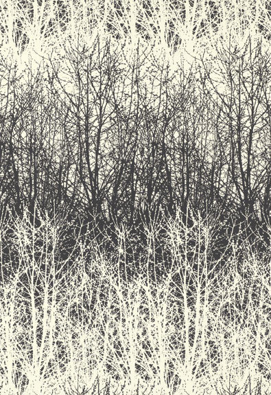 FSchumacher Wallpaper 2707243 Birches Black, White