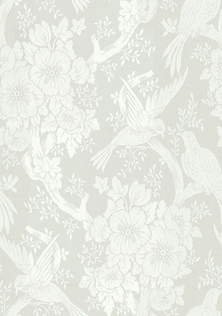 FSchumacher Fabric 32545 Jacquard Madras II Ivory