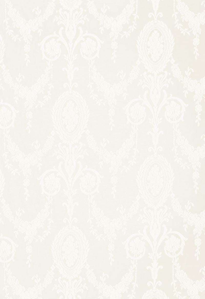 FSchumacher Fabric 32645 Jacquard Madras Ivory