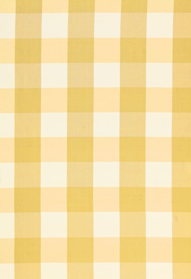 FSchumacher Fabric 3455000 Montgomery Silk Plaid Sunrise