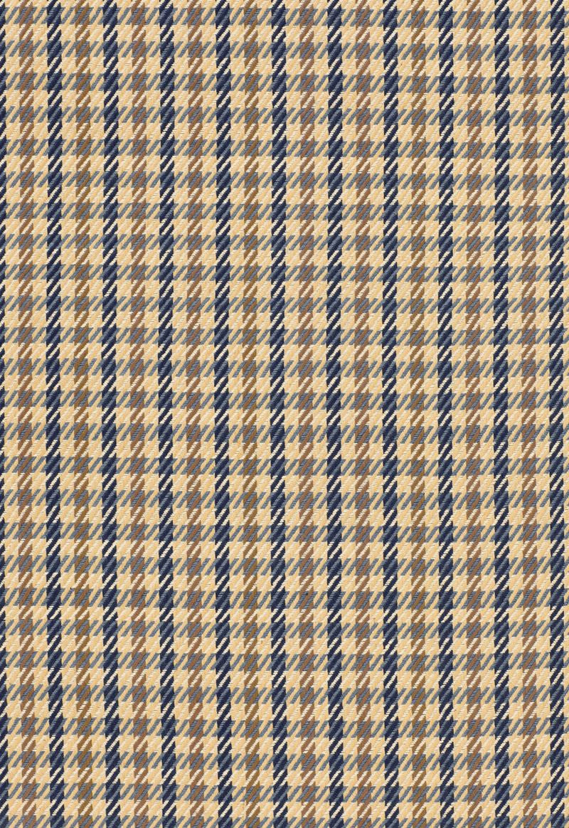 FSchumacher Fabric 3467003 Brayden Houndstooth Chambray