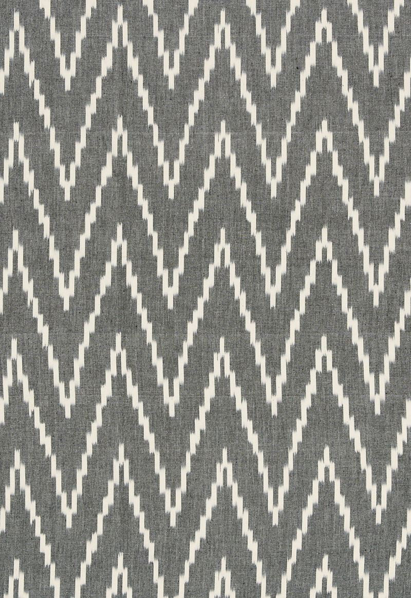 FSchumacher Fabric 3470003 Kasari Ikat Graphite